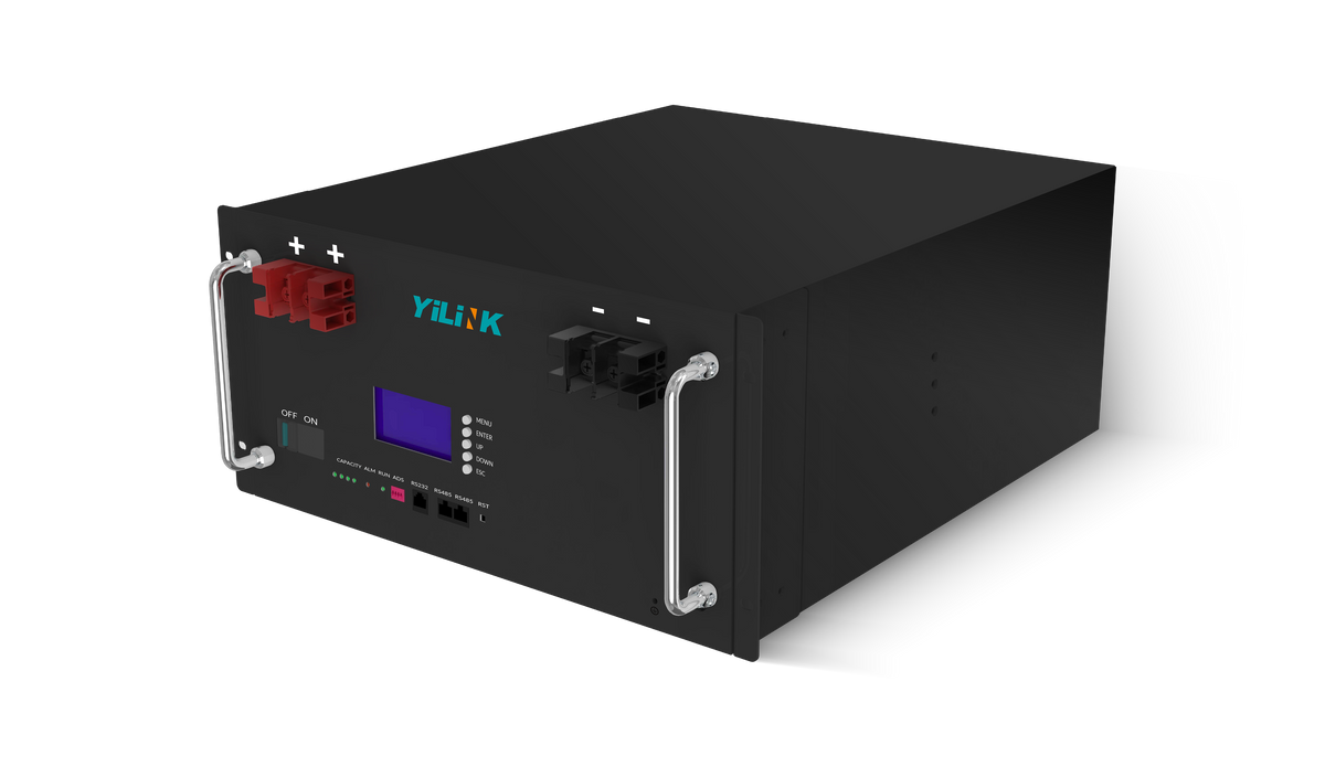 YiLink iPower S48200 — Batterie LiFePO4 48V 216Ah (10kWh) format rack 19" UL LISTED