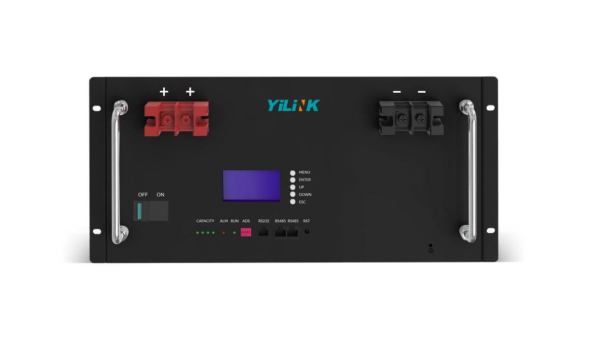 YiLink iPower S48200 — Batterie LiFePO4 48V 216Ah (10kWh) format rack 19" UL LISTED