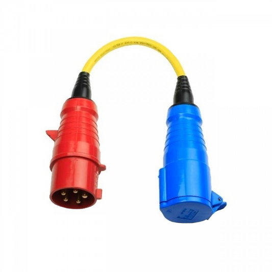 Victron Energy Adapter Cord 32A/3 to single ph.-CEE Plug 5P/CEE Coupling 3P