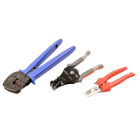 IWISS – Kit de pince à sertir FSPV-3 pour connecteurs solaires MC3, MC4 et Tyco