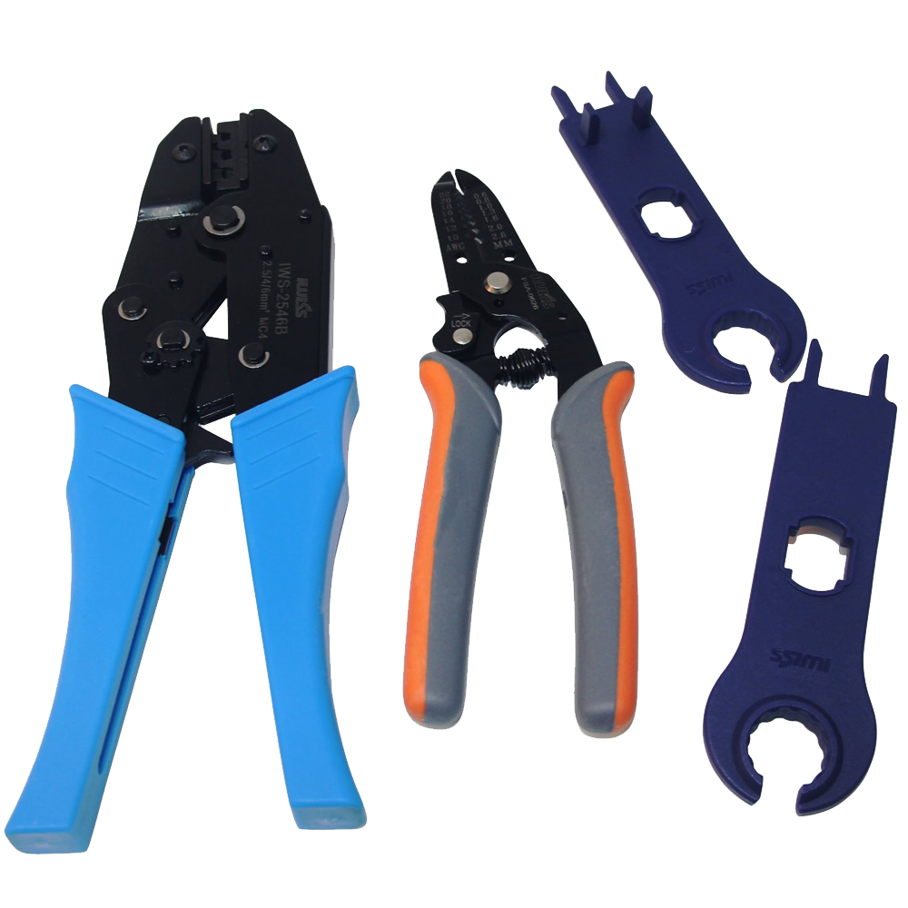 Signstek – Outils de sertissage solaire | Kit de pince à sertir pour connecteurs et câbles de panneaux solaires
