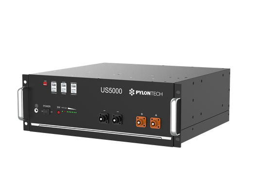 Pylontech US5000 Rechargeable Li-on Battery 4.8kWh/100Ah, 48V | Commercial Grade