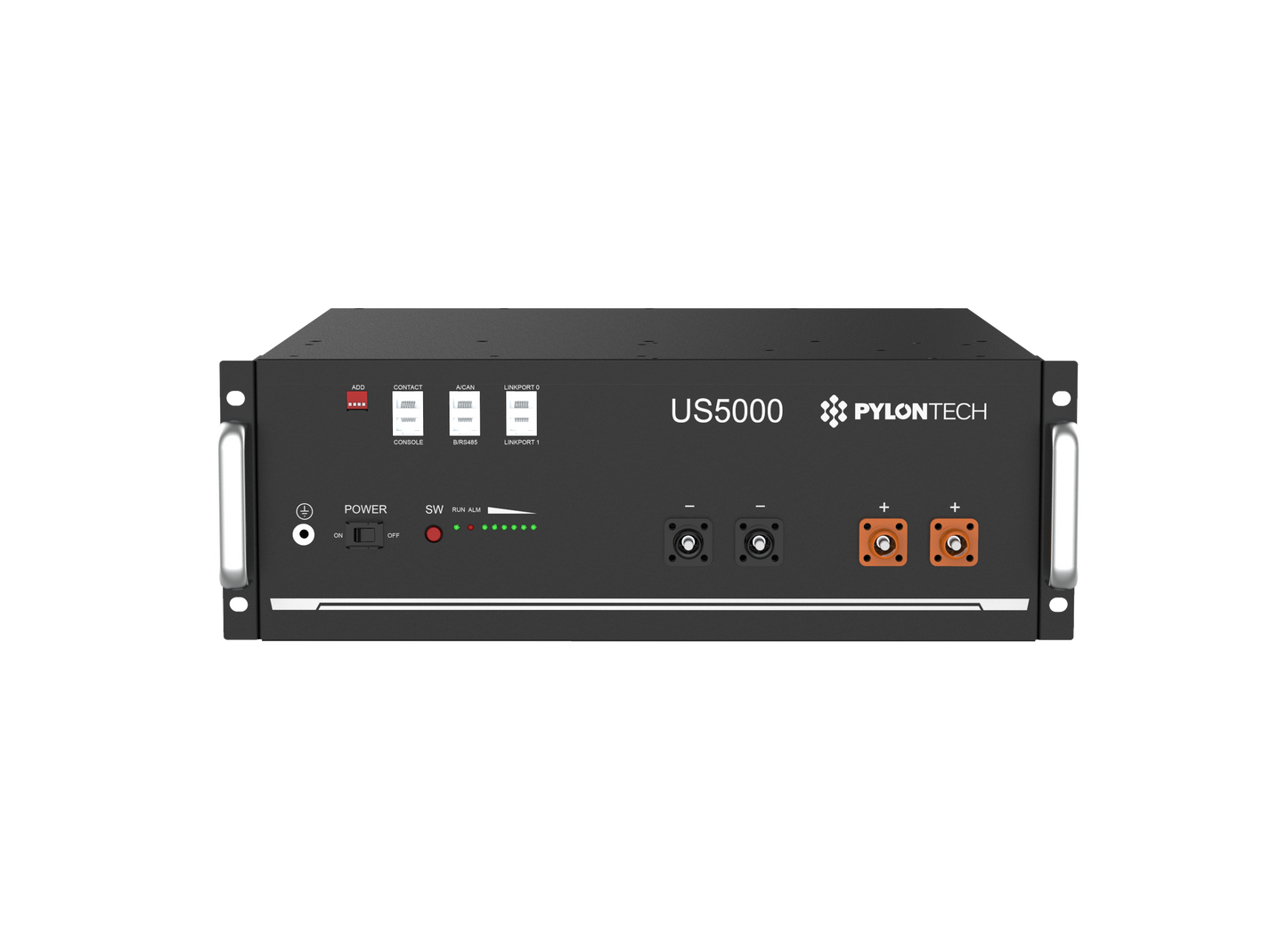 Pylontech US5000 Rechargeable Li-on Battery 4.8kWh/100Ah, 48V | Commercial Grade