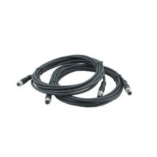 Victron Energy M8 circular connector Male/Female 3 pole cable 1m (bag of 2)