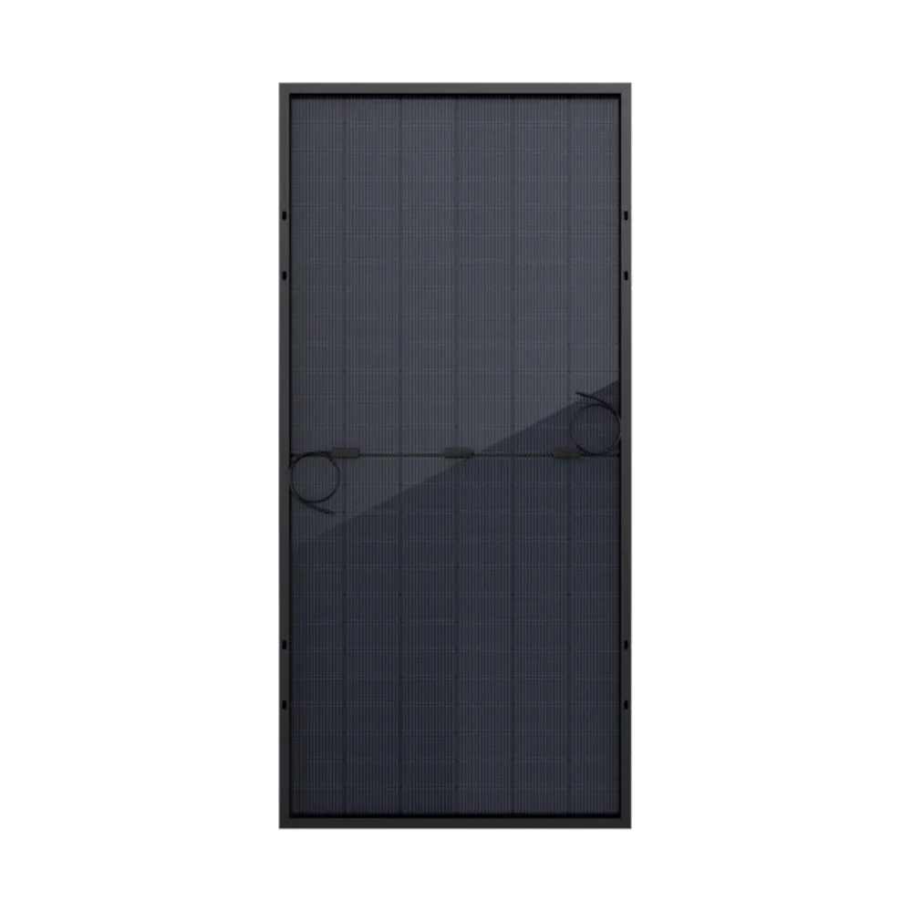 Maple Leaf 640 W TOPCon — Panneau solaire bifacial double verre, ultra noir