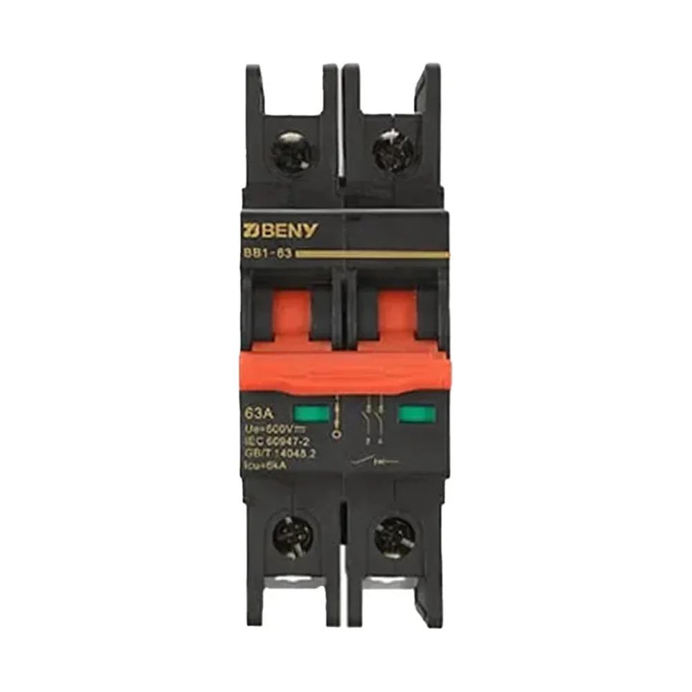 Disjoncteur thermique magnétique DC BENY | 2 pôles - 16A 600VDC | Homologué UL