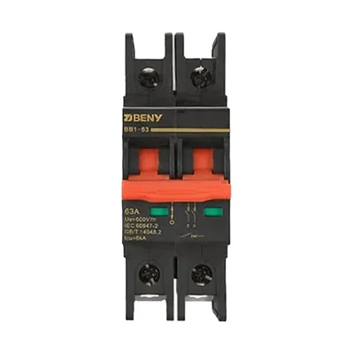 Disjoncteur thermique magnétique DC BENY | 2 pôles - 16A 600VDC | Homologué UL