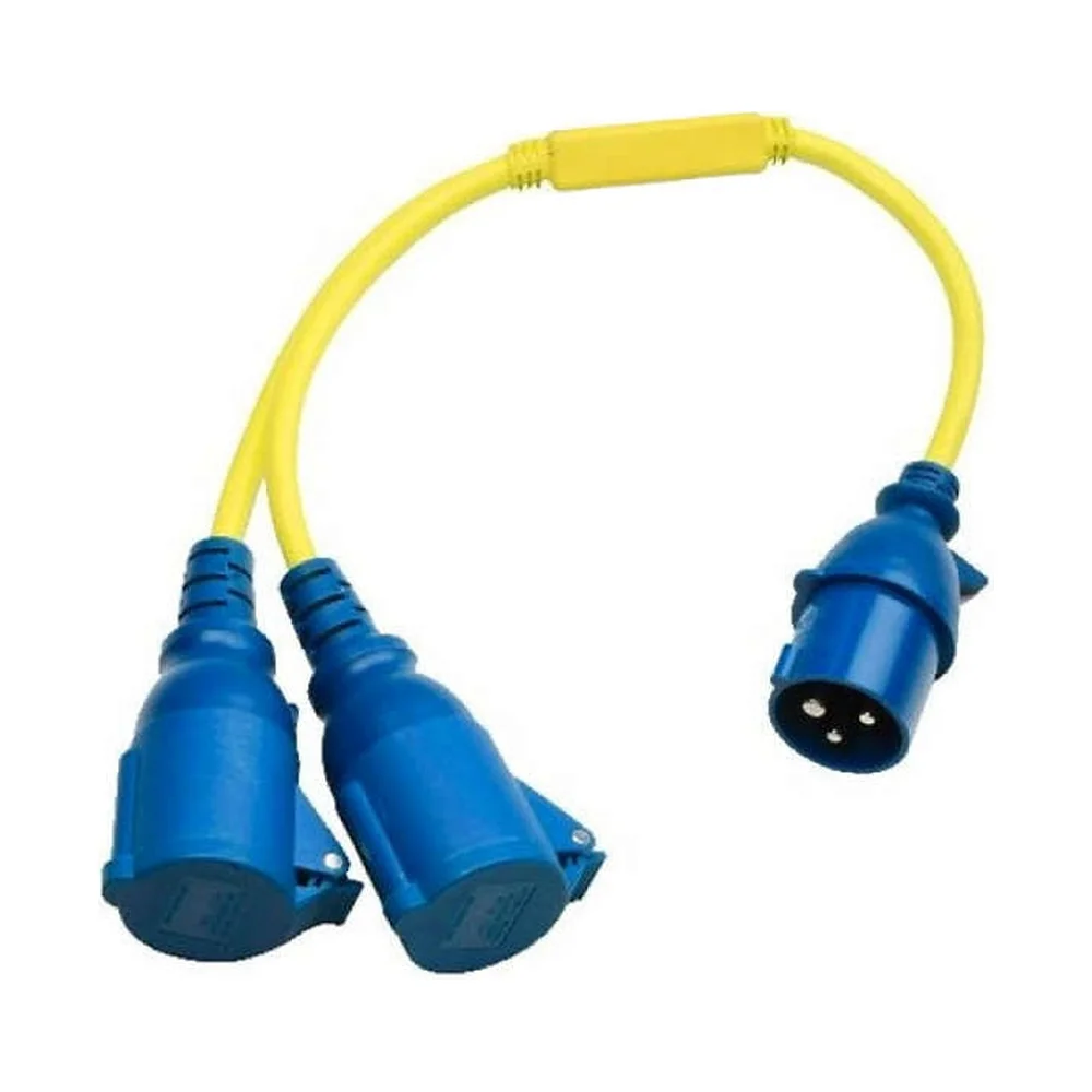 Victron Energy Splitter Cord 16A/250V-CEE plug/2xCEE Coupling