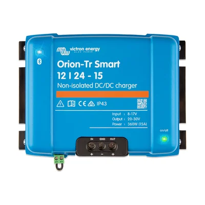 Victron Energy Orion-Tr Smart 12/24-15A (360W) Non-isolated DC-DC charger