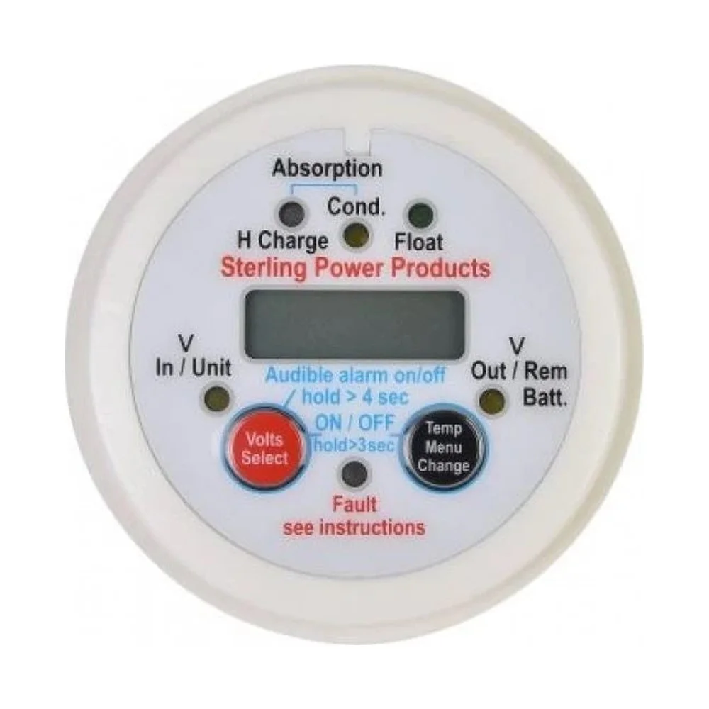 Optional Remote BBURC for Sterling Power new white Battery to Battery Chargers