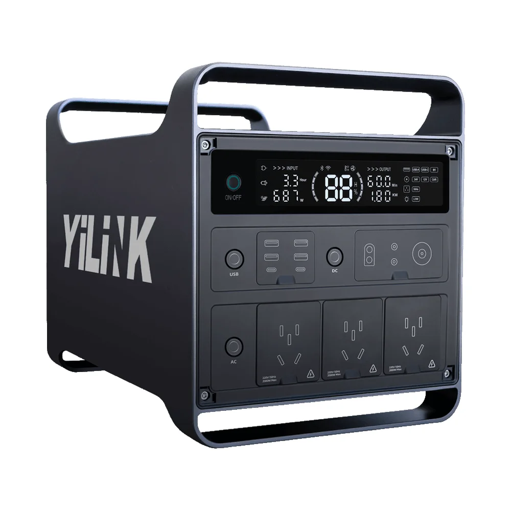 Yilink M2000 — Station d'énergie portable, 2008,8 Wh, 2000 W
