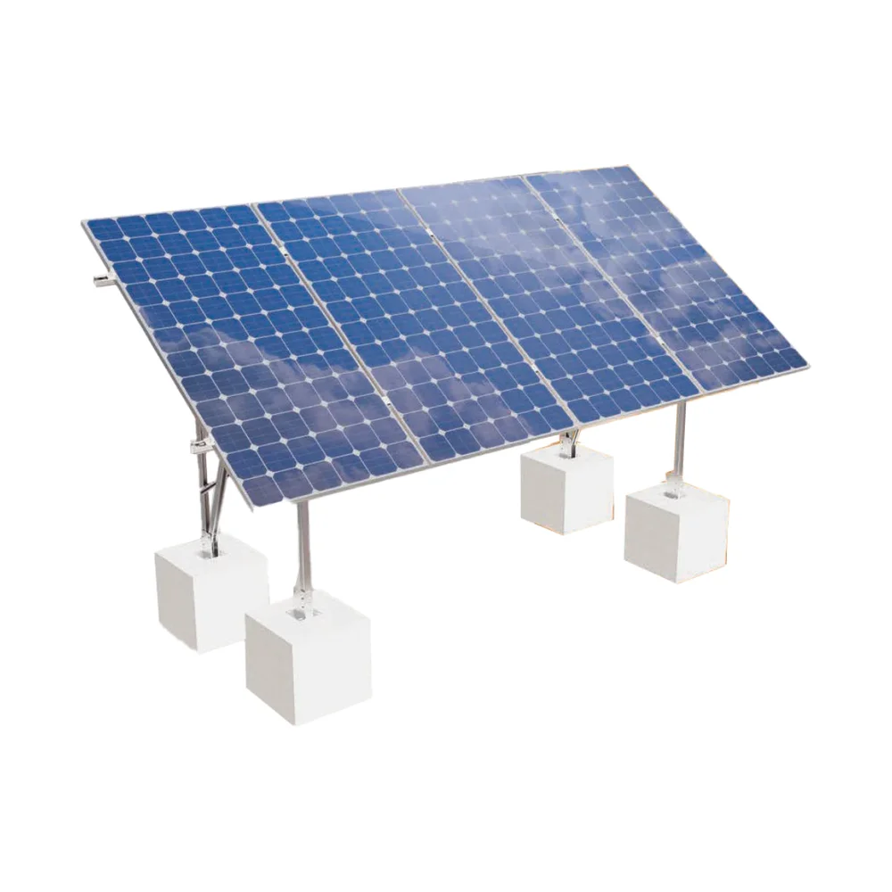 Elios Terra G4 | Système de Montage au Sol pour 4 Panneaux Solaires
