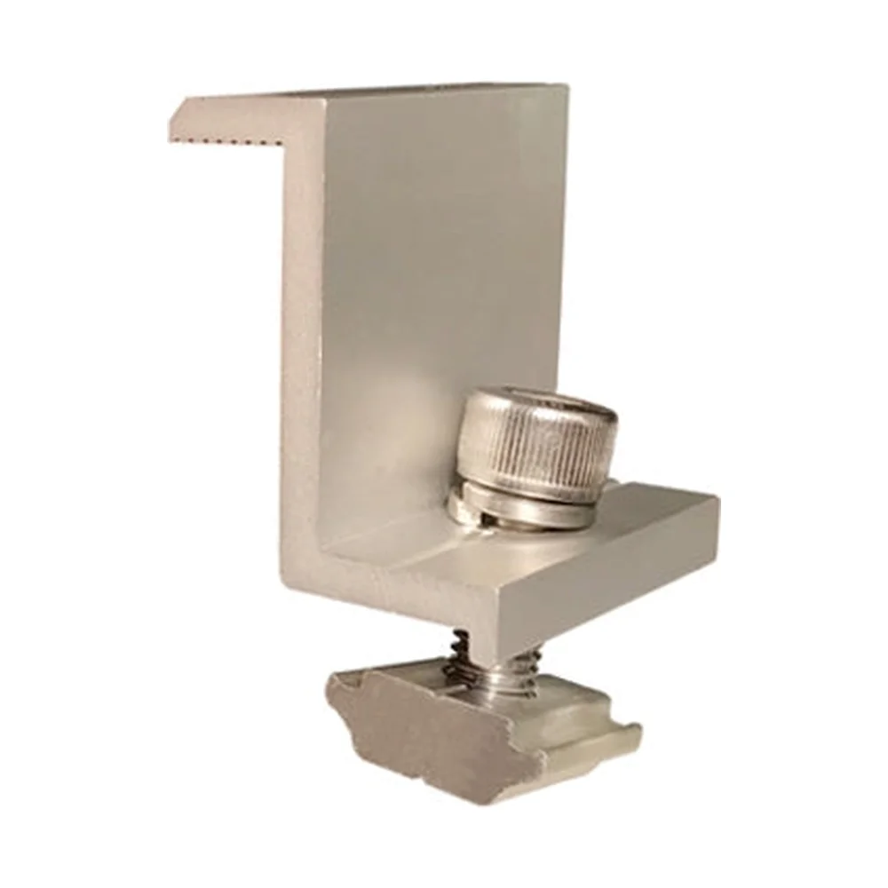 Elios Solar End Clamp Anodized Aluminum 40mm