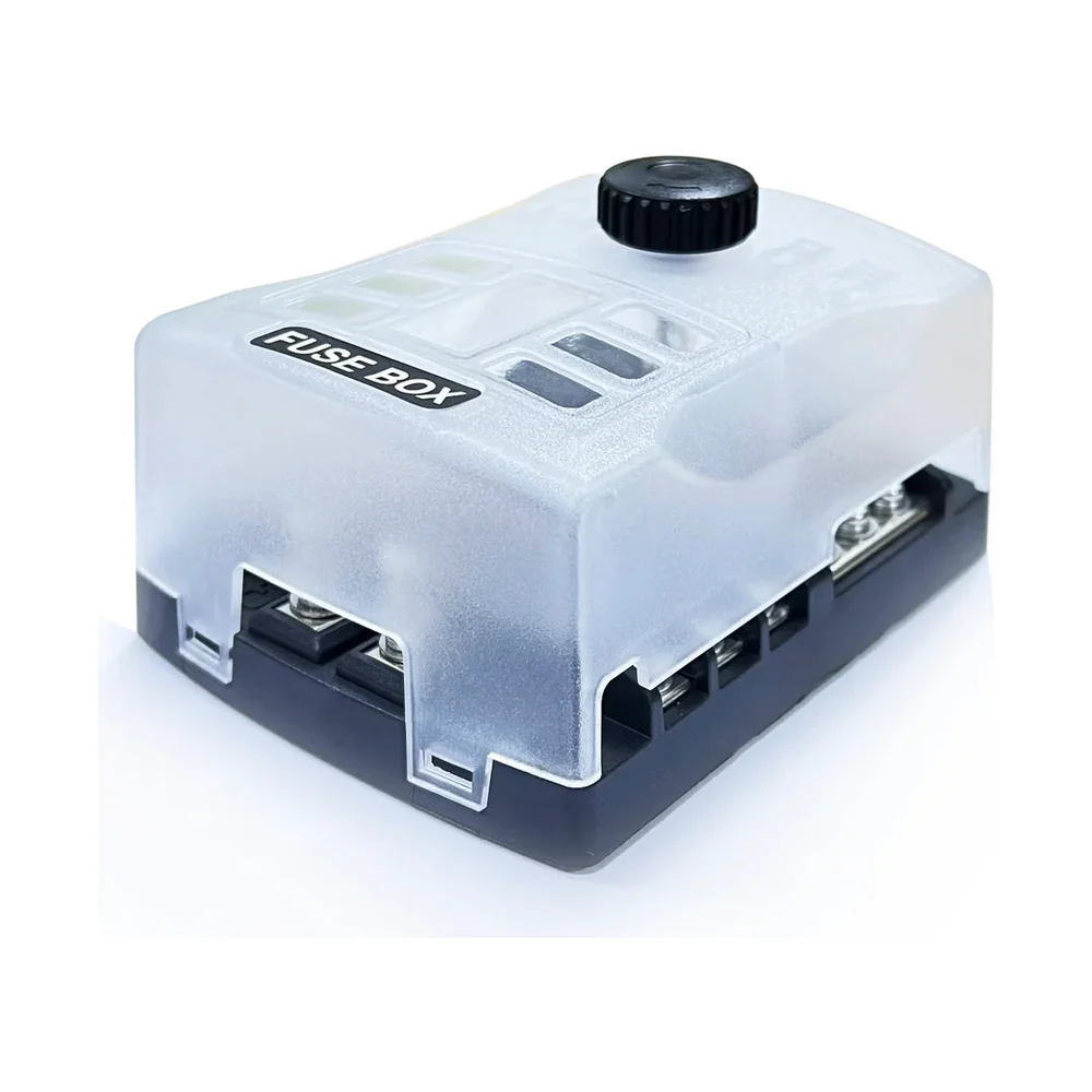 Boîtier de fusibles ATO 6 voies Elios avec couvercle | Identifications Victron
