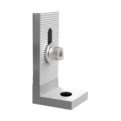 Support en aluminium L Foot pour structure solaire Elios