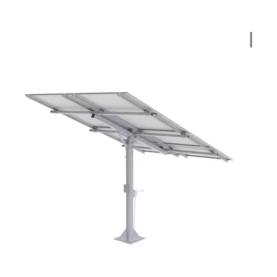 Elios Arbora P8 | Système de montage sur poteau pour 8 panneaux solaires (grand format) | Système de montage sur poteau avec manivelle manuelle