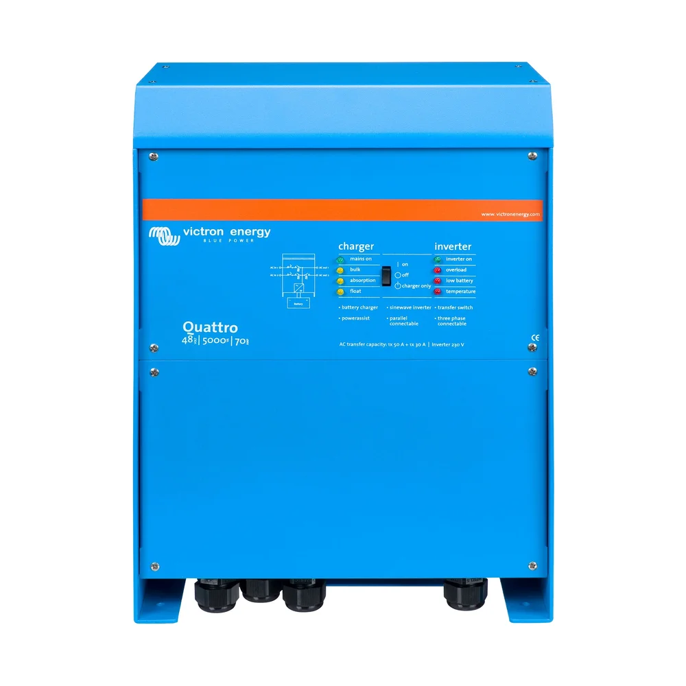 Victron Energy Quattro 48/5000/70-100/100 120V VE.Bus (UL) | QUA482501102