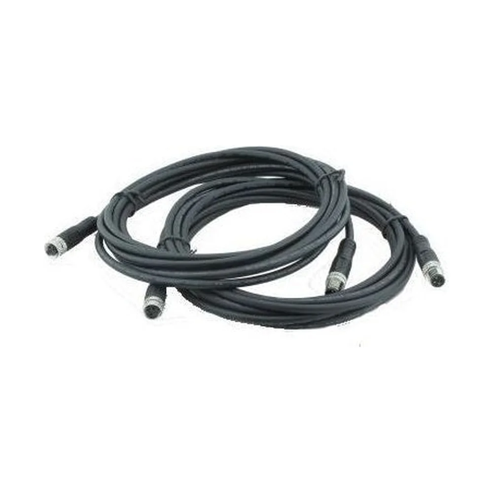 Victron Energy M8 circular connector Male/Female 3 pole cable 1m (bag of 2)