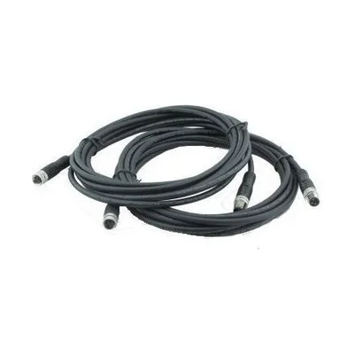 Victron Energy M8 circular connector Male/Female 3 pole cable 1m (bag of 2)